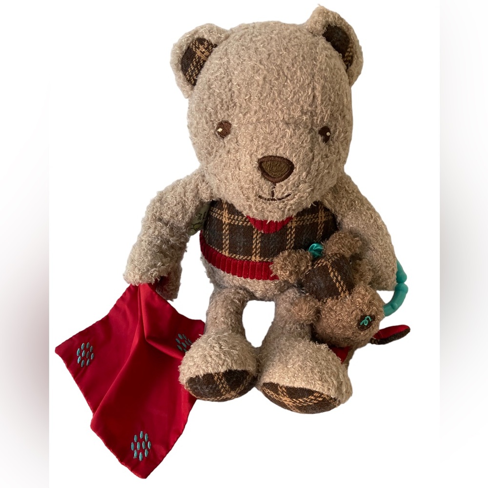 Little Bird Told Me‎ Mr Benson Musical Bear Lullaby Plush Baby Toy Clip On Works